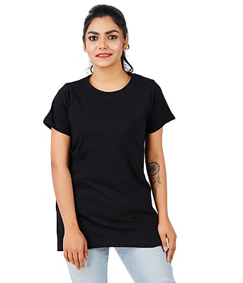 Regular Fit T Shirt -Black