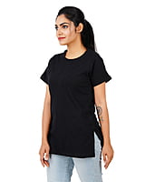 Regular Fit T Shirt -Black Regular Fit T Shirt -Black
