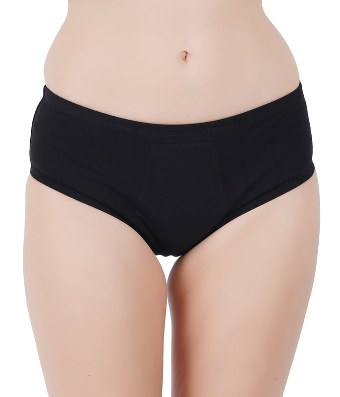 HIPSTER PERIOD PANTY - BLACK HIPSTER PERIOD PANTY - BLACK