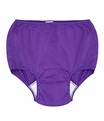 Purple Incontinence Brief
