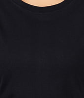 Regular Fit T Shirt -Black Regular Fit T Shirt -Black