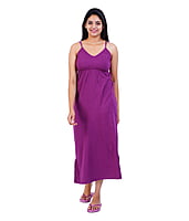 Women Cotton Maxi Seamless Bra Nighty Slip Women Cotton Maxi Seamless Bra Nighty Slip
