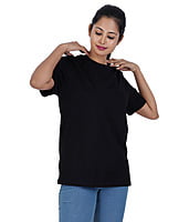 Oversized Fit T Shirt - Black Oversized Fit T Shirt - Black