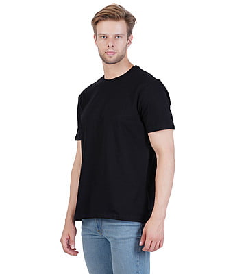 Men Oversized Fit T Shirt - Black