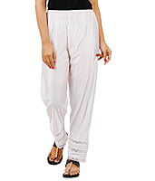 White Wemyc Women's Nylon Ankle Length Pants / Capris / Pant slip White Wemyc Women's Nylon Ankle Length Pants / Capris / Pant slip