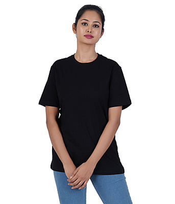 Oversized Fit T Shirt - Black