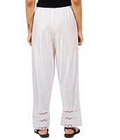 White Wemyc Women's Nylon Ankle Length Pants / Capris / Pant slip White Wemyc Women's Nylon Ankle Length Pants / Capris / Pant slip