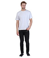 Men Oversized Fit T Shirt - White Men Oversized Fit T Shirt - White
