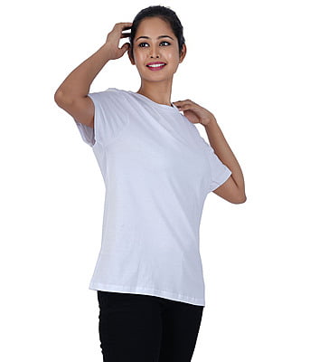 Oversized Fit T Shirt - White