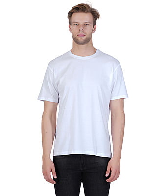 Men Oversized Fit T Shirt - White