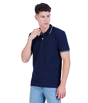 Wemyc Men's Cotton Rich Solid Polo T-Shirt Regular Fit Combo