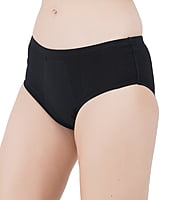 HIPSTER PERIOD PANTY - BLACK HIPSTER PERIOD PANTY - BLACK