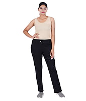Wemyc Women's Cotton Solid Rib Track Pant Joggers | Stretchable Sports Wear Track Pant for Women Wemyc Women's Cotton Solid Rib Track Pant Joggers | Stretchable Sports Wear Track Pant for Women